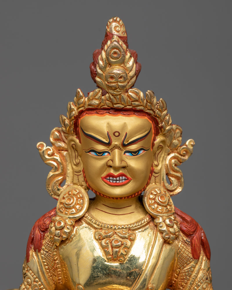 Sukhasiddhi Tilopa Statue in 24K Gold | A Tribute to Tantric Mastery