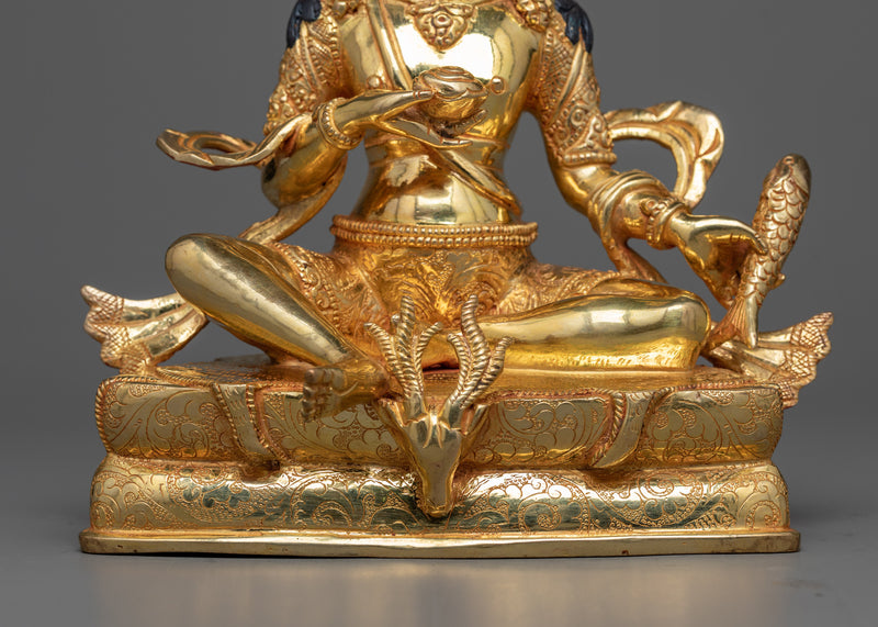 Tilopada Statue in 24K Gold | A Beacon of Tantric Wisdom and Enlightenment