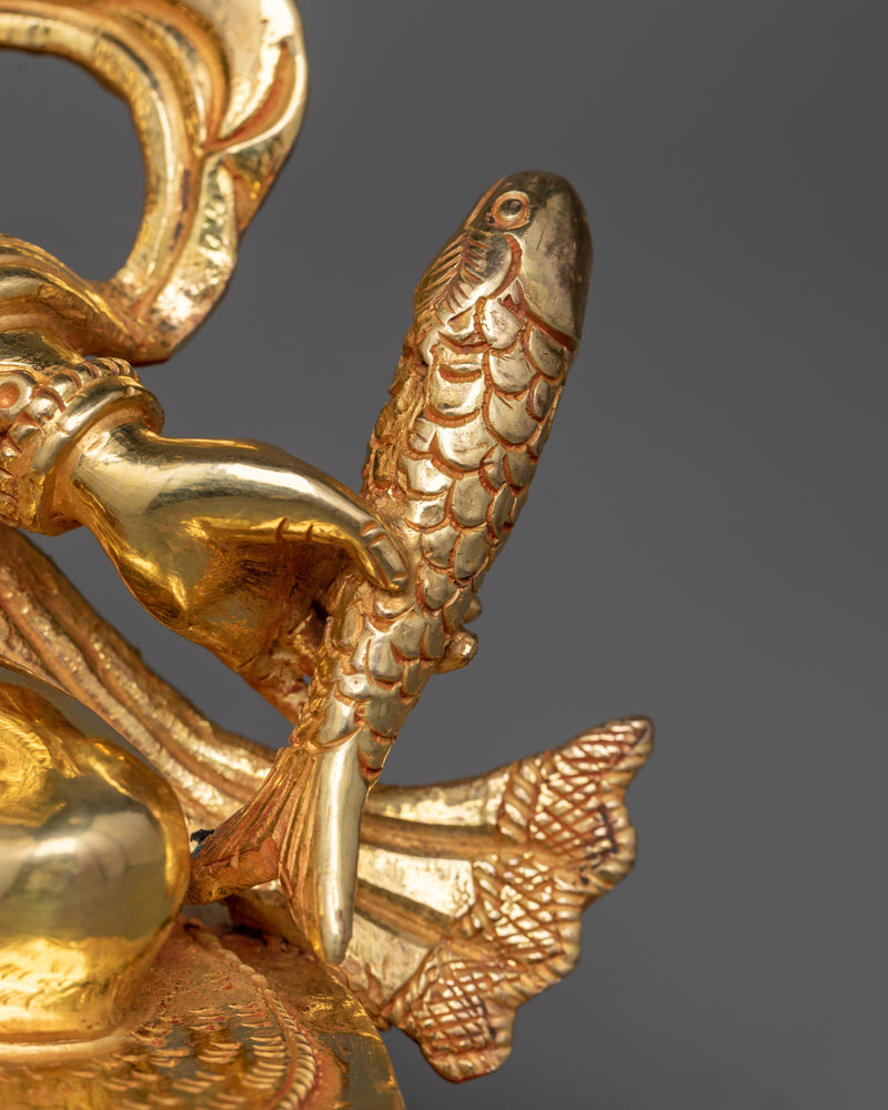 Tilopada Statue in 24K Gold | A Beacon of Tantric Wisdom and Enlightenment