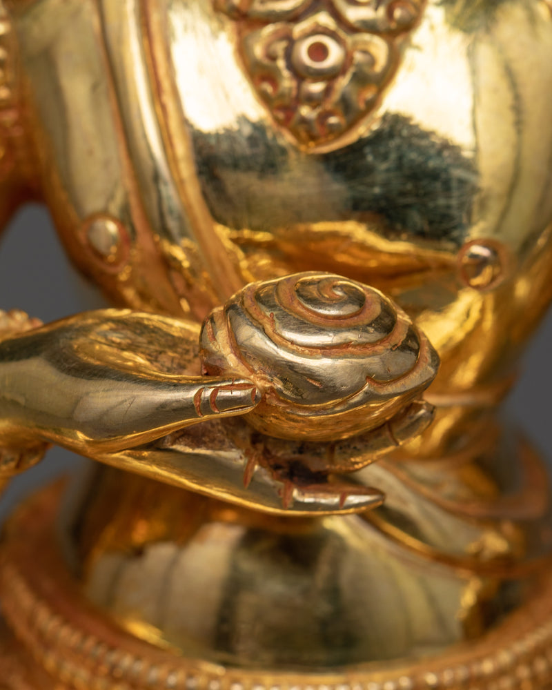 Tilopada Statue in 24K Gold | A Beacon of Tantric Wisdom and Enlightenment