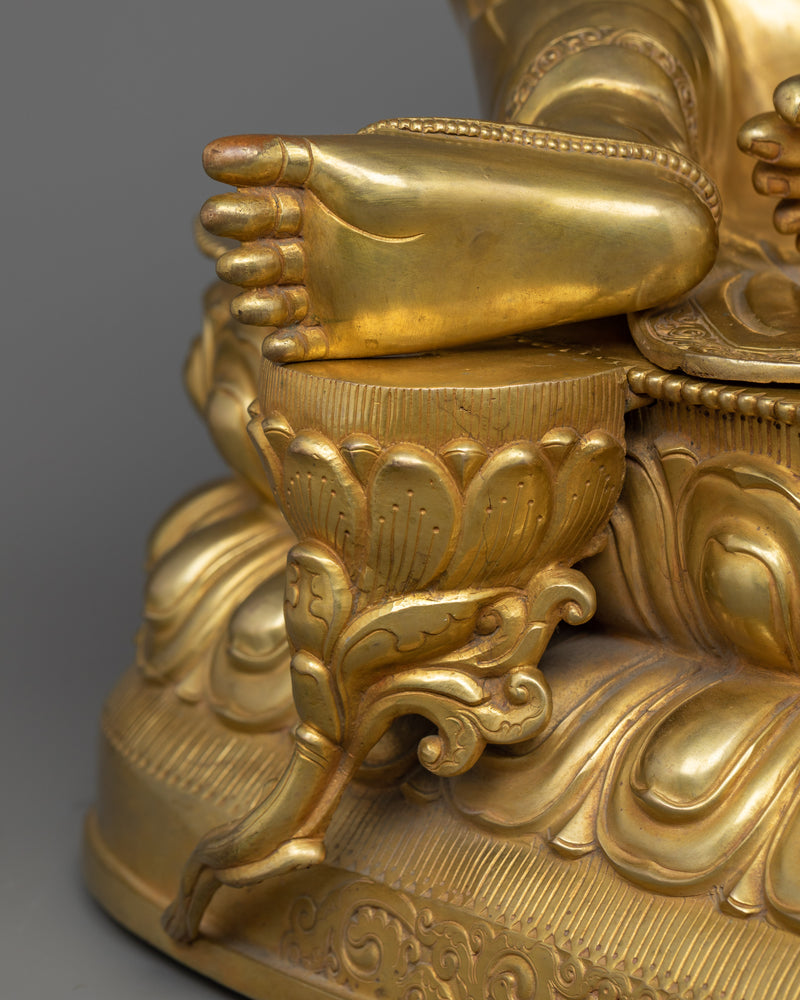 Life-Sized Green Tara Sculpture | A Majestic Manifestation of Compassionate Power