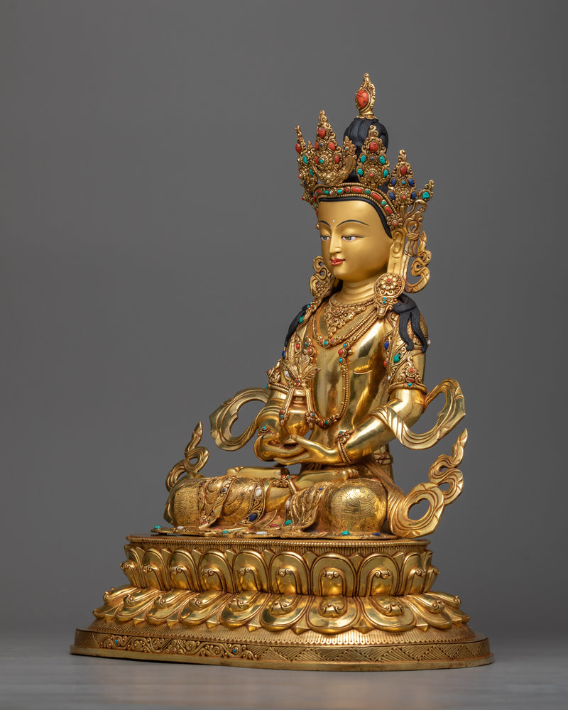 amitayus-gilt statue