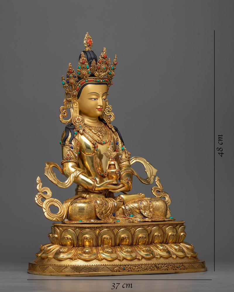 amitayus-gilt statue