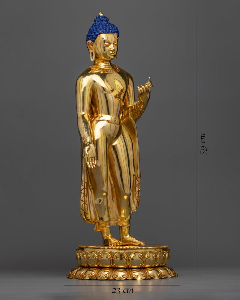 standing-shakyamuni-buddha-glossy statue