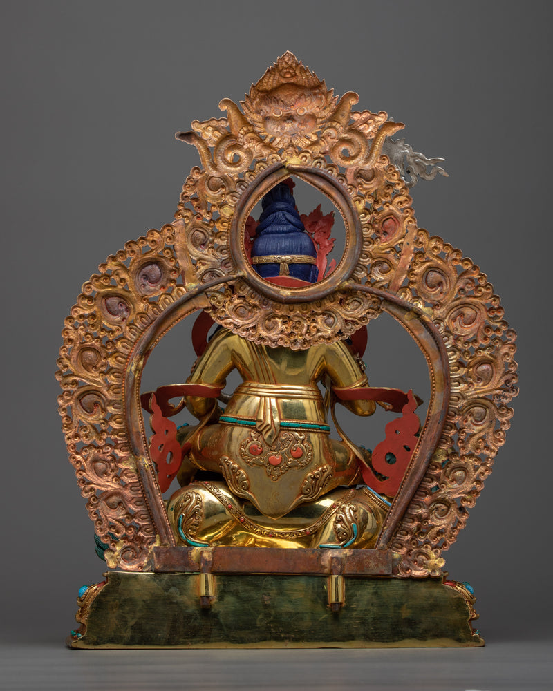 Dzambhala Namtoshe Statue in Exquisite | Nepalese Traditionally Made Sculpture