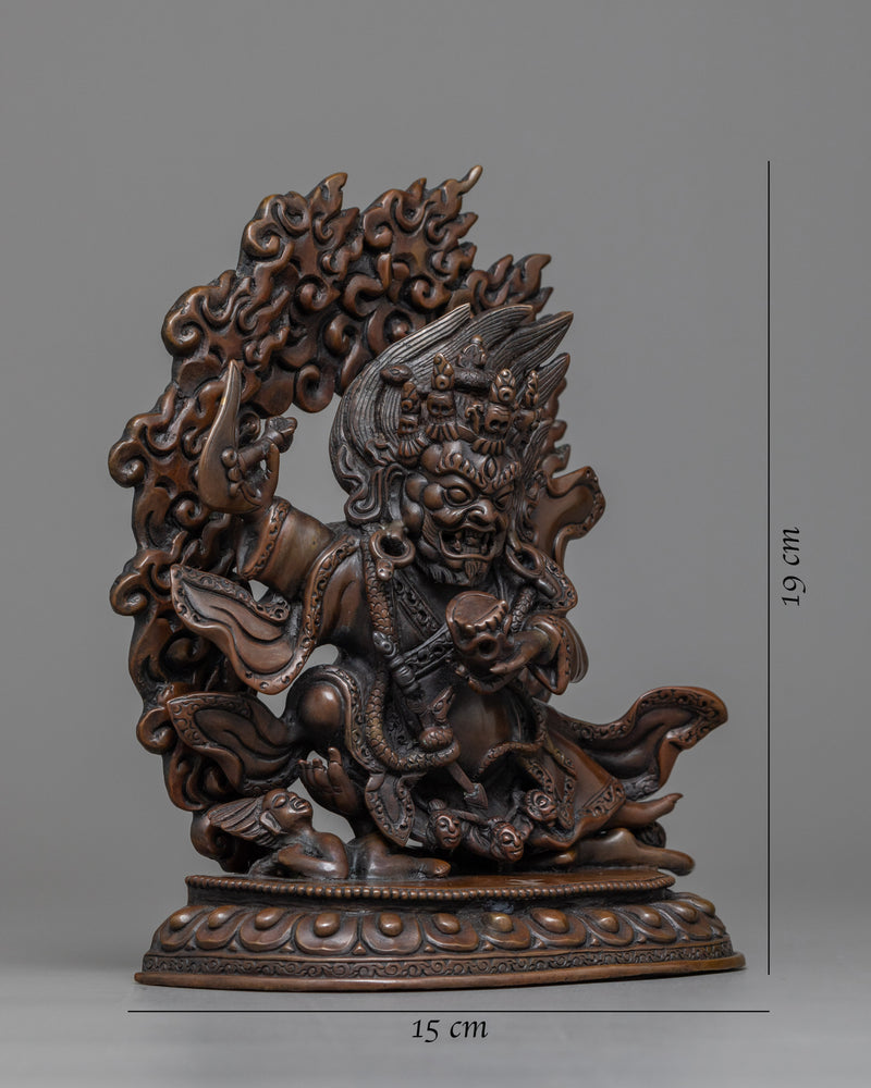 mahakala-bernagchen-chocolate oxidized sculpture