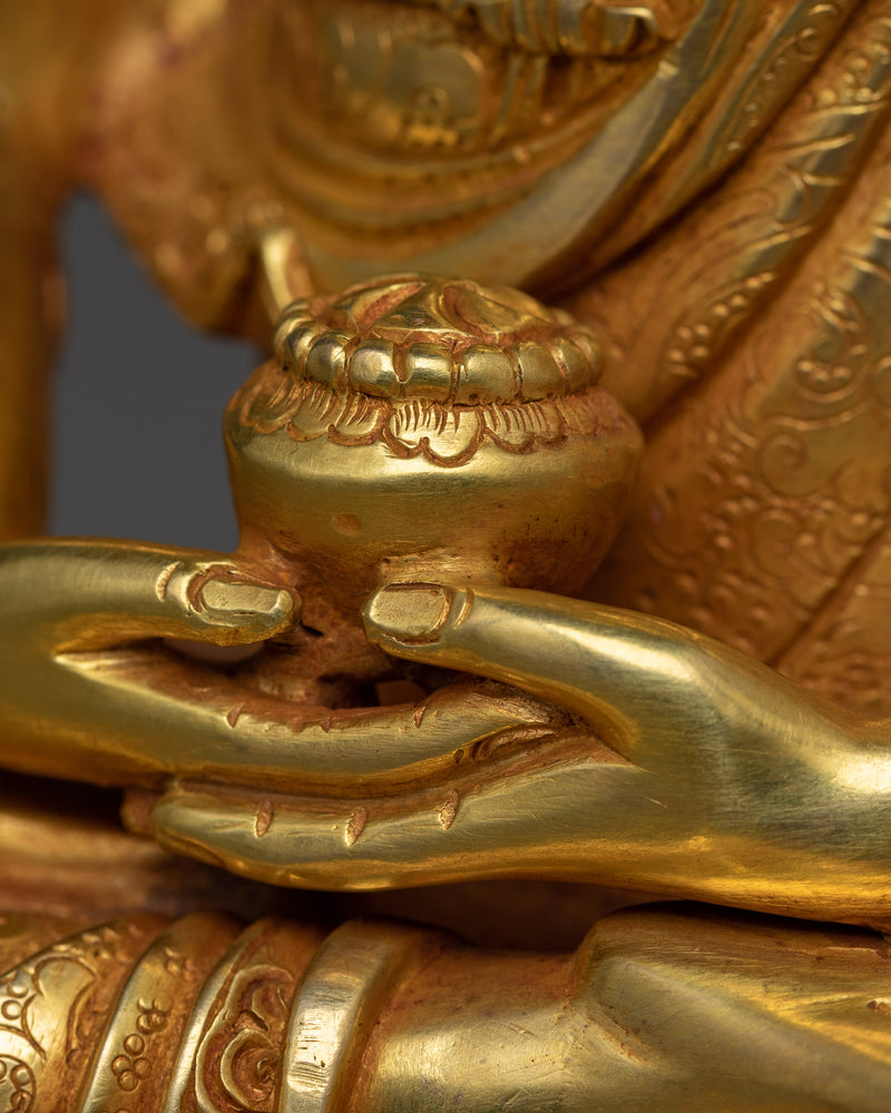 9-Inch Amitabha Buddha Statue | Himalayan Buddhist Artwork