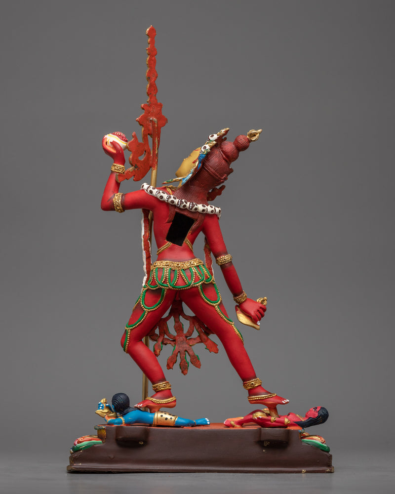 Red Painted Naro Dakini Statue | Himalayan Artwork