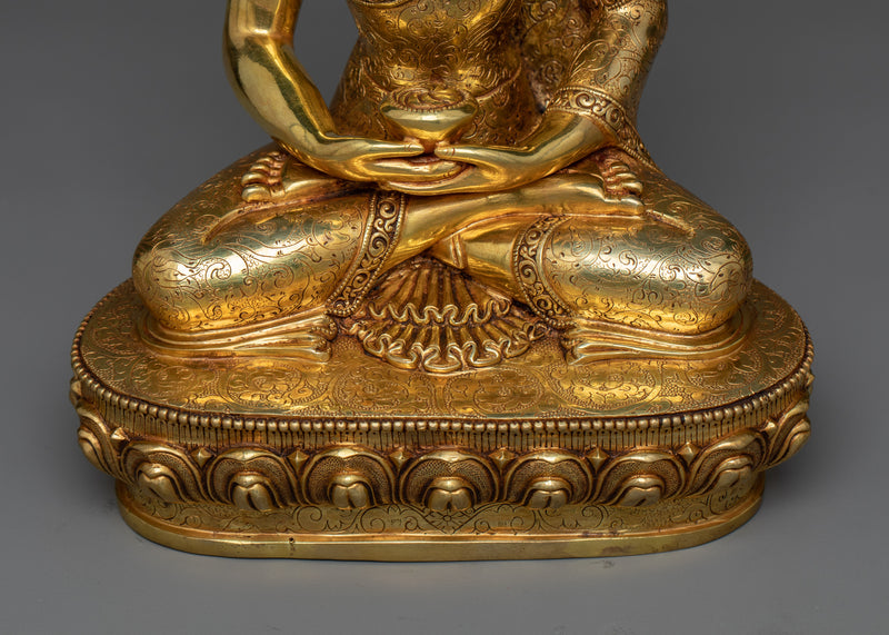 Tibetan Amitabha Buddha Statue | Nepalese Traditional Craftsmenships