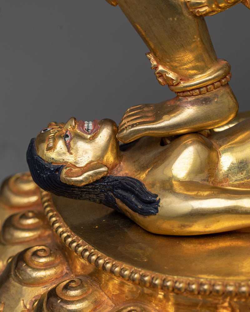 Tara Ekajati Statue in 24K Gold | Symbol of Singular Power and Protection