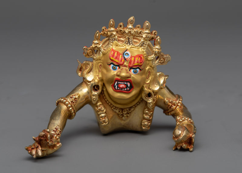 Vajrabhairava Statue in 24K Gold | The Fierce Manifestation of Manjushri