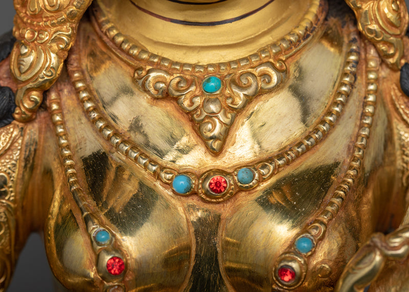 Mother Green Tara Copper Sculpture | Beacon of Compassion