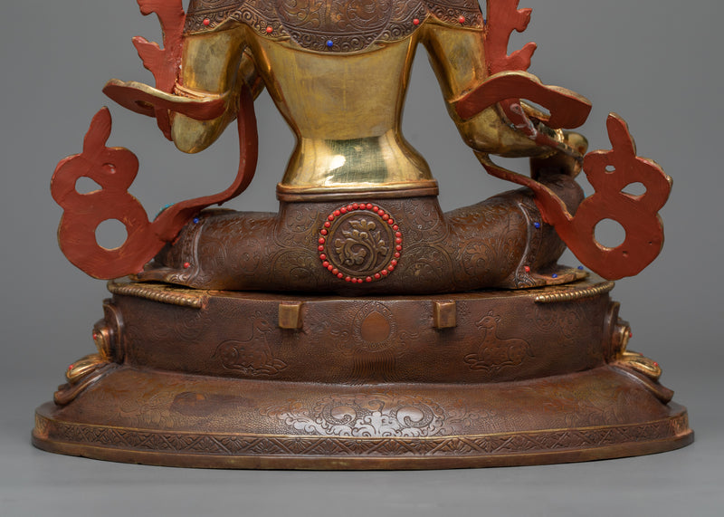 Mother Green Tara Copper Sculpture | Beacon of Compassion