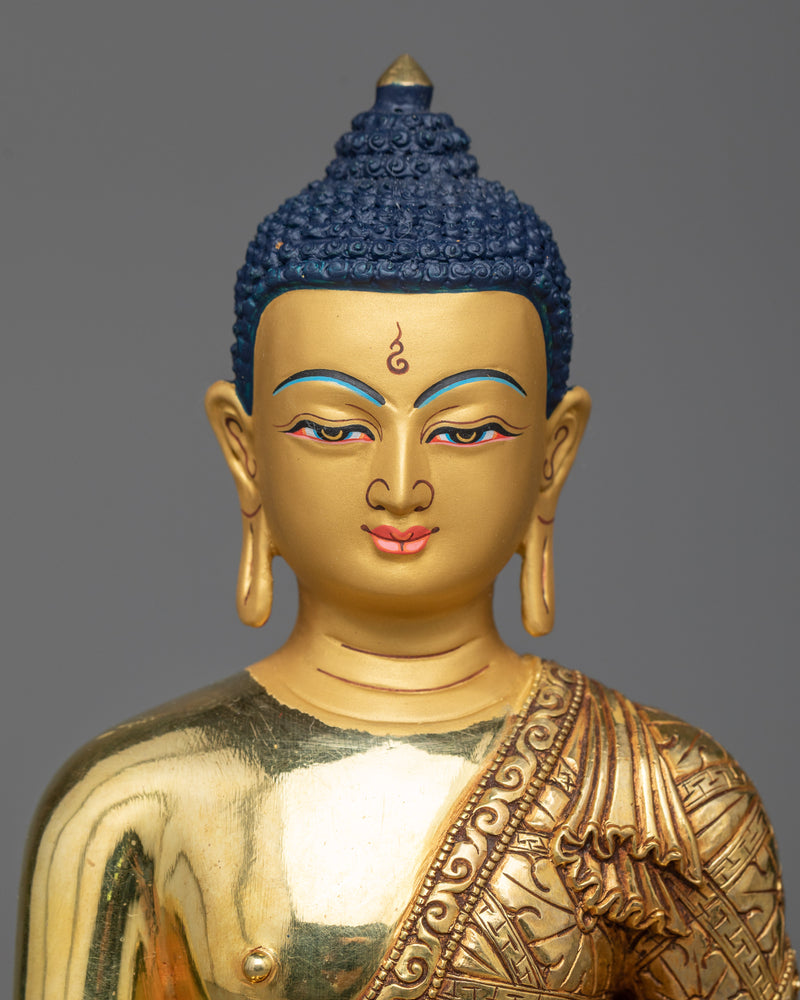 shakyamuni-buddha-Copper gilt statue