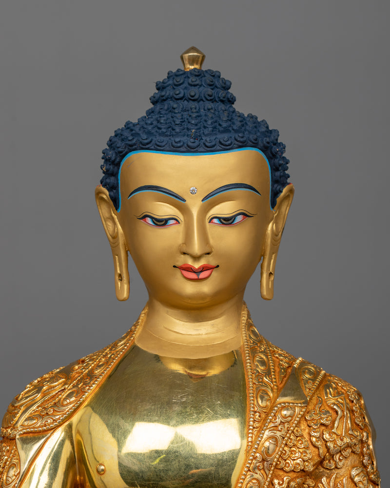 crown-shakyamuni-buddha-on throne