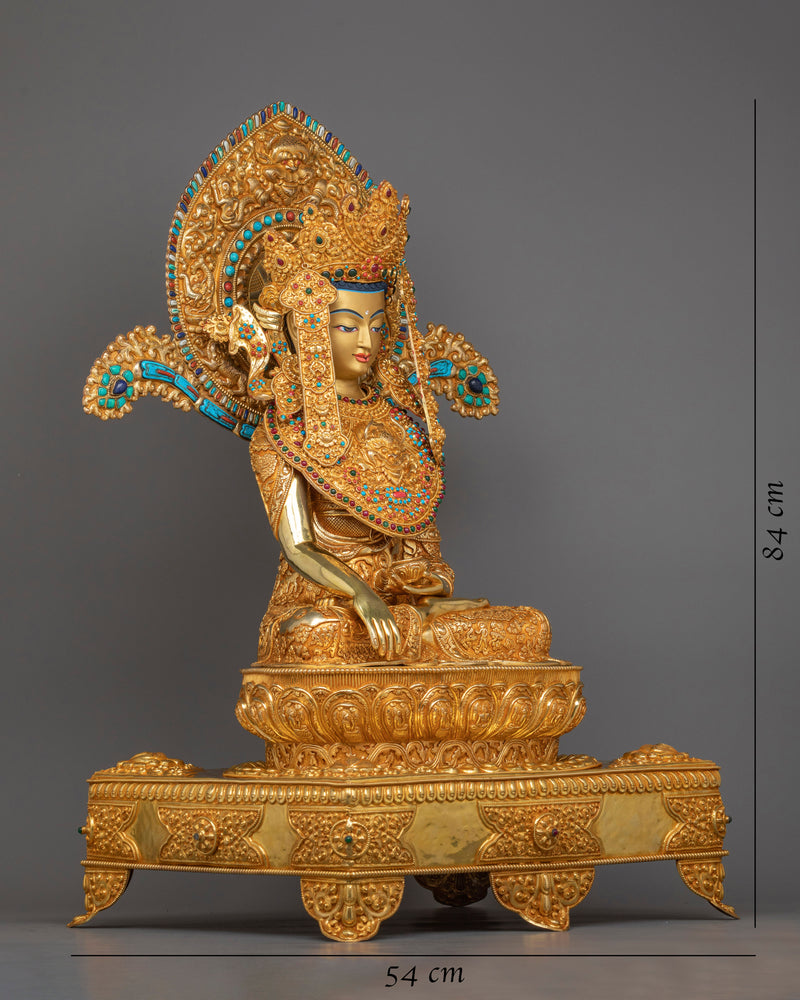 crown-shakyamuni-buddha-on throne