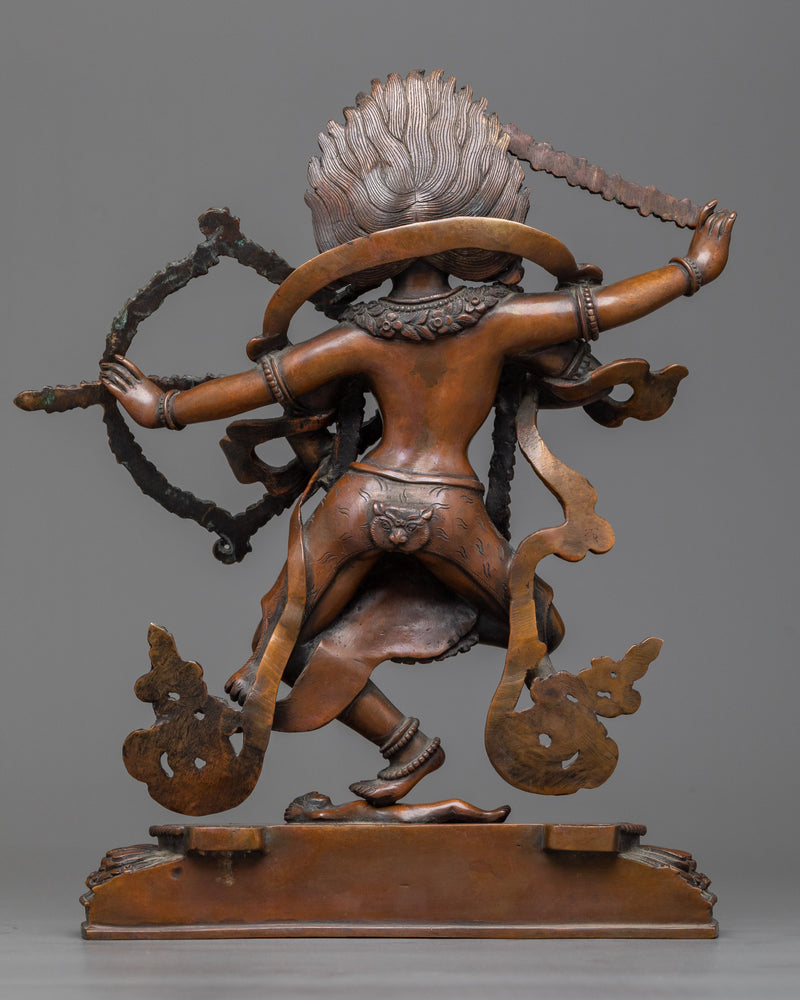 Kurukulle Statuette | Oxidized Copper Embodiment of Enchantment