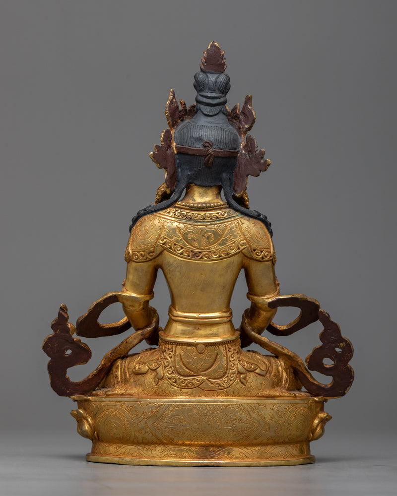 Amitayus Longevity Deity Statue | A Gleaming Symbol of Enduring Life