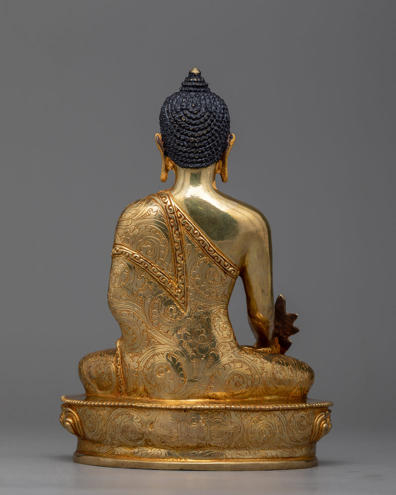 Bhaisajya Buddha Statue | A Golden Emblem of Healing and Medicine