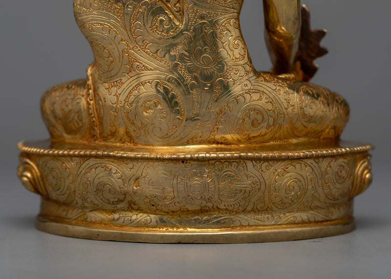 Bhaisajya Buddha Statue | A Golden Emblem of Healing and Medicine