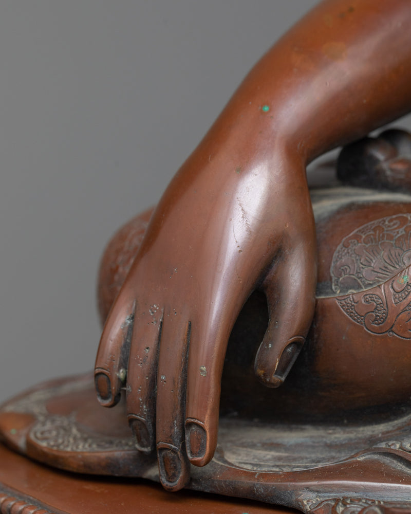 Siddhartha Gautama Statue | An Oxidized Copper Tribute to the Buddha’s Origin