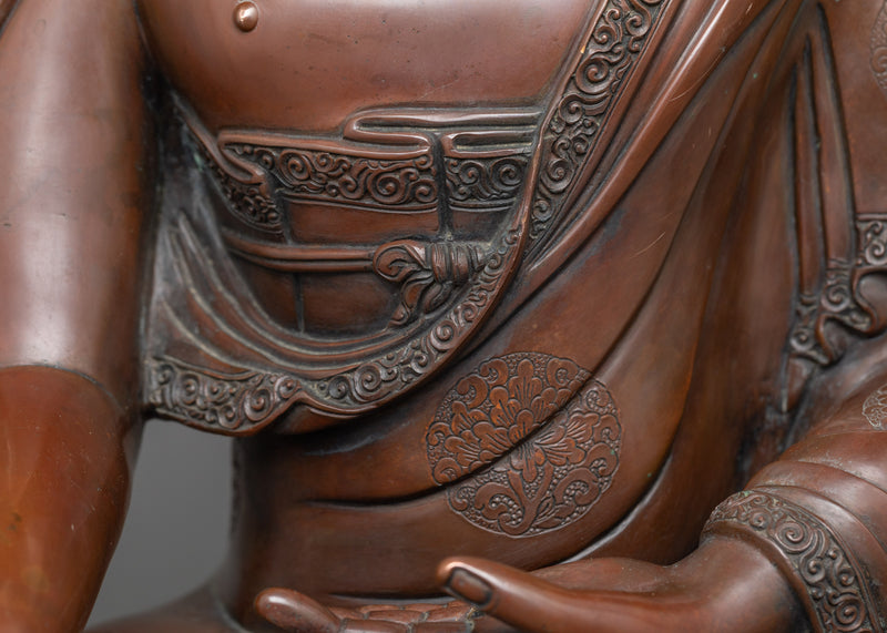 Siddhartha Gautama Statue | An Oxidized Copper Tribute to the Buddha’s Origin