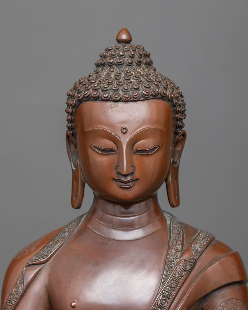 Siddhartha Gautama Statue | An Oxidized Copper Tribute to the Buddha’s Origin