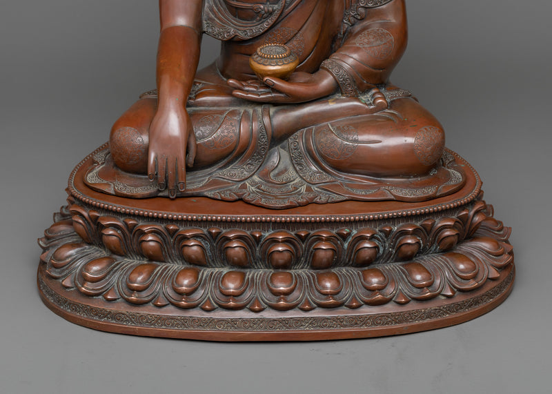 Siddhartha Gautama Statue | An Oxidized Copper Tribute to the Buddha’s Origin