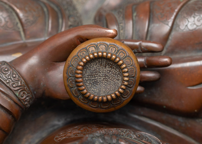 Siddhartha Gautama Statue | An Oxidized Copper Tribute to the Buddha’s Origin