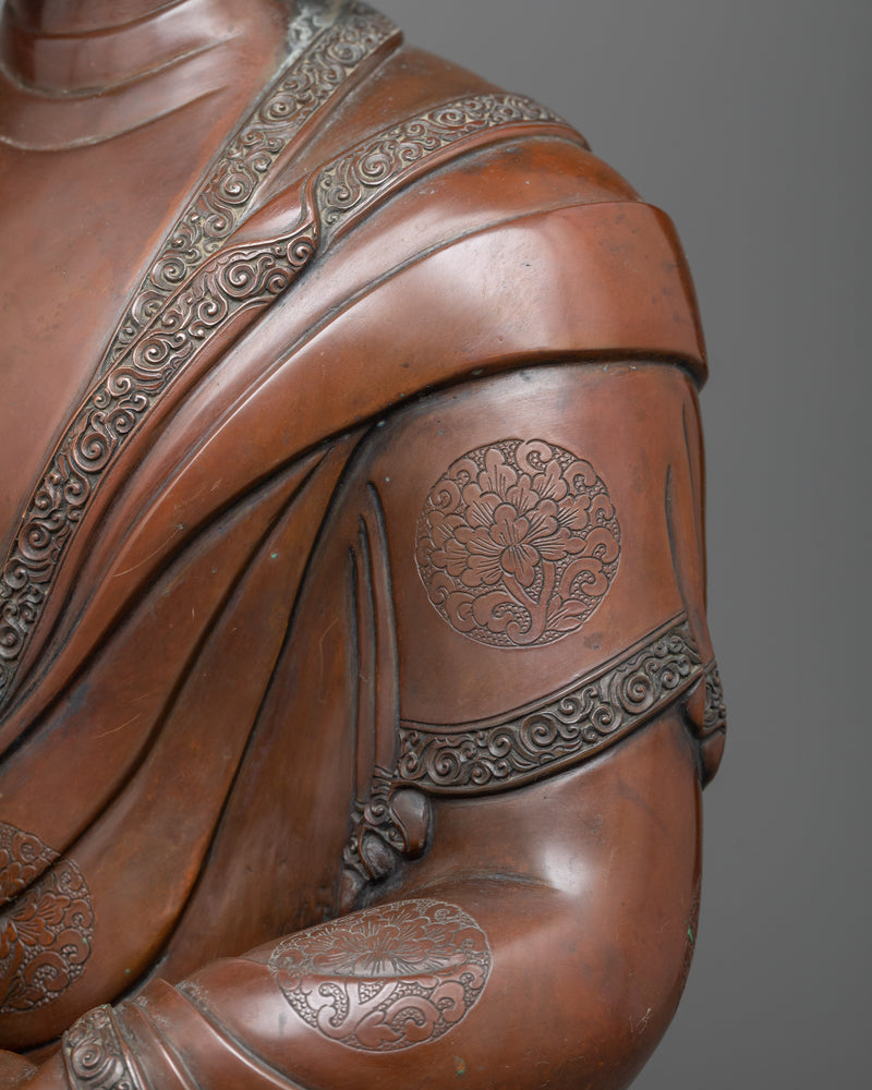 Siddhartha Gautama Statue | An Oxidized Copper Tribute to the Buddha’s Origin