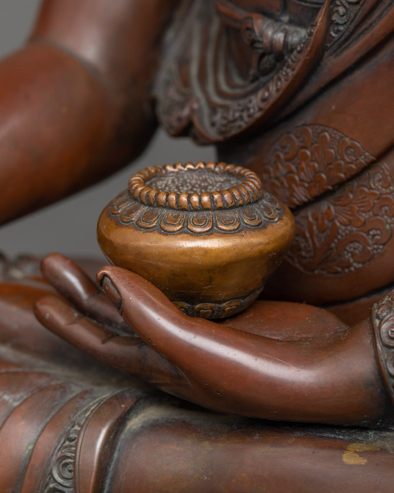 Siddhartha Gautama Statue | An Oxidized Copper Tribute to the Buddha’s Origin