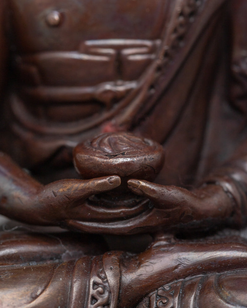 Machine-Made Amitabha Buddha Statue | A Compact Symbol of Infinite Light