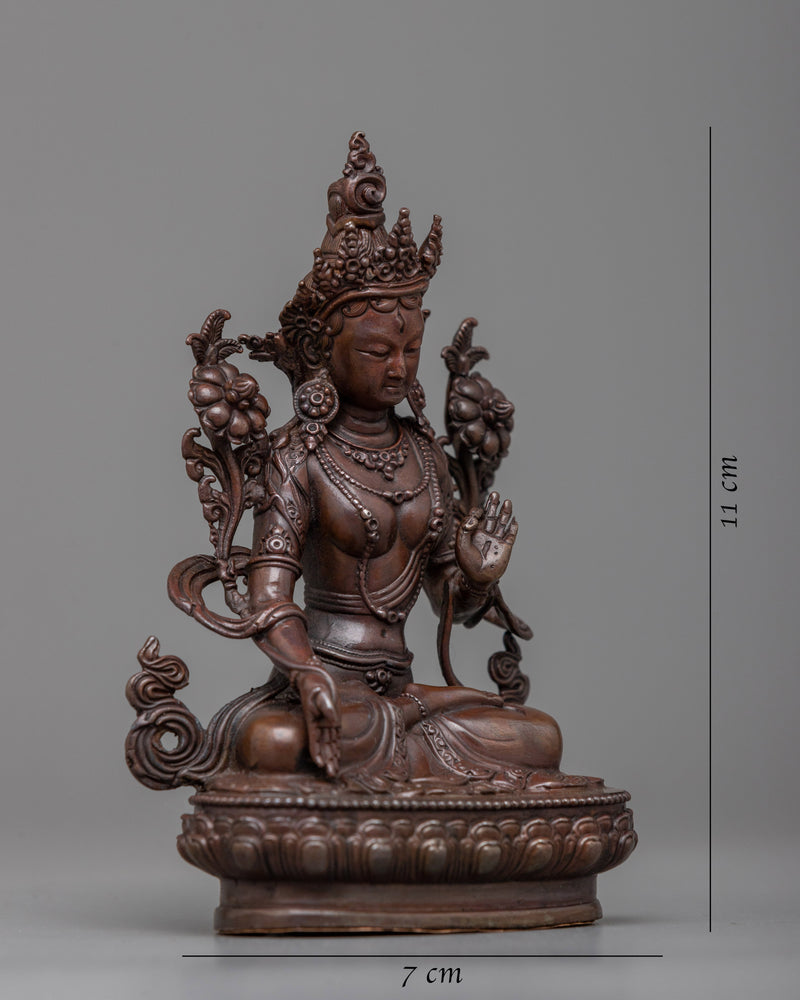 Machine Made White Tara Statue