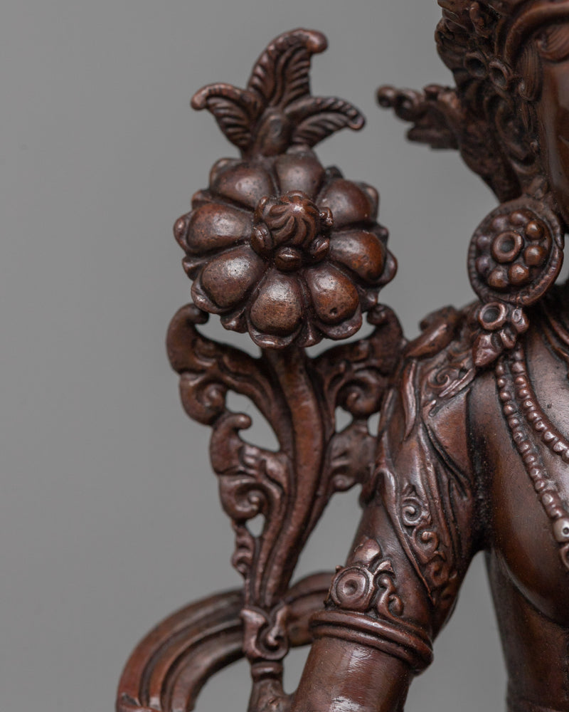 Machine-Made Bodhisattva Set | A Collection of Oxidized Copper Icons of Enlightenment