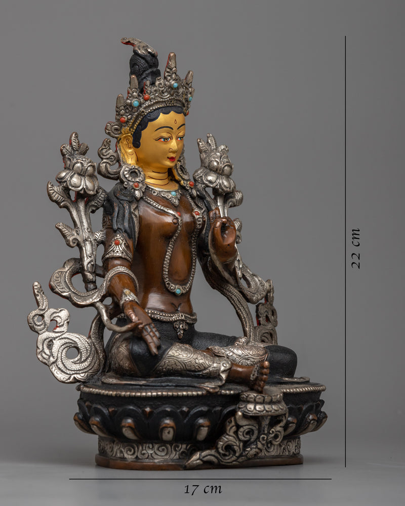 green-tara-hand-carved-statue