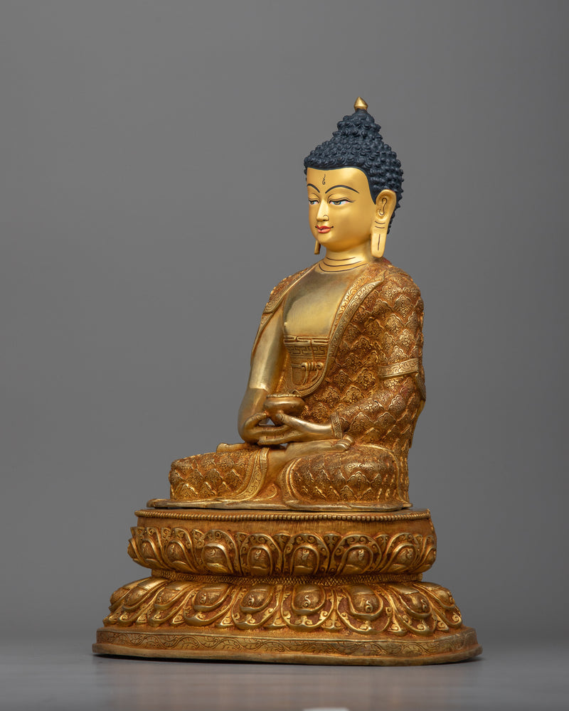 Beautiful carved amitabha-buddha