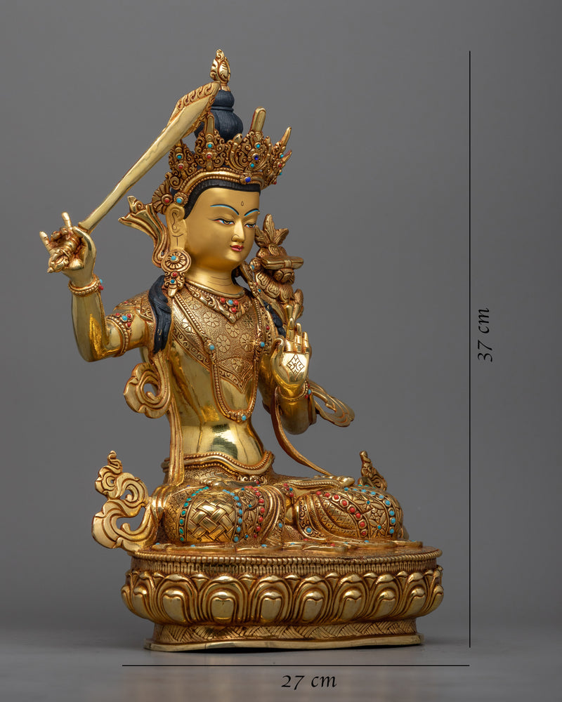 Beautiful manjushri Sculpture