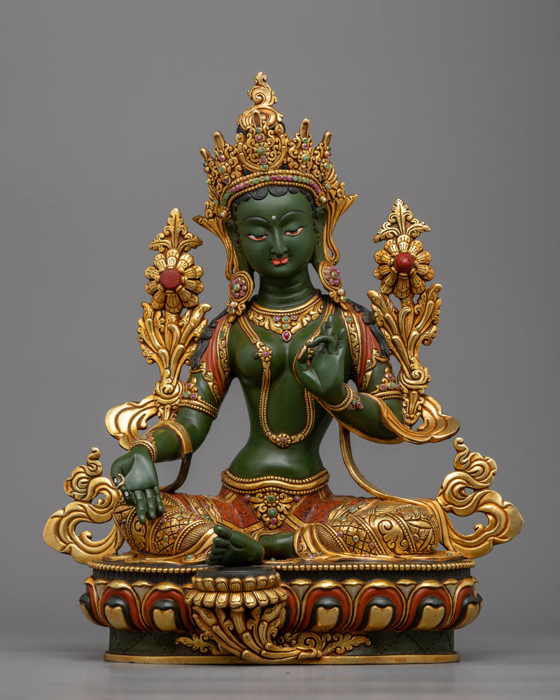 Six Bodhisattva Set | Exquisite 24K Gold Gilded Assembly | Colorful Sculpture