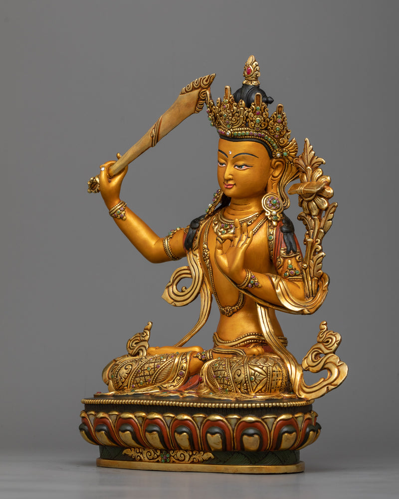 manjushri-sacred sculpture