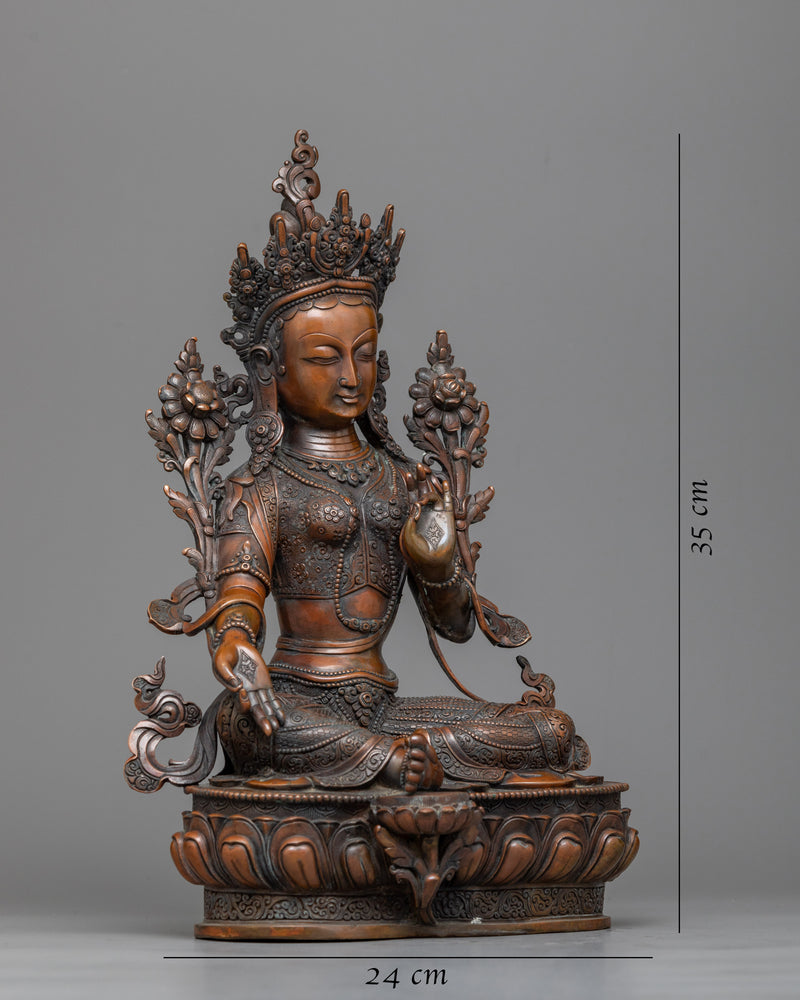 green-tara-buddha-sculpture