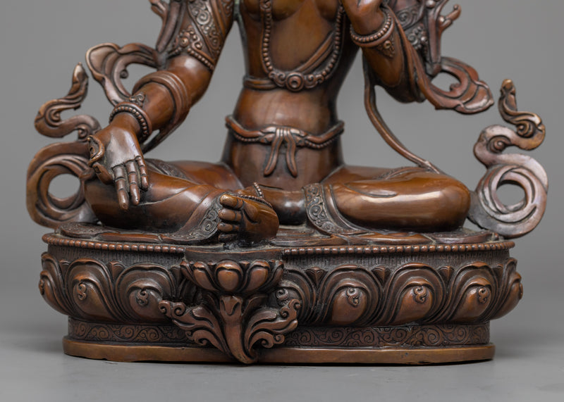 Ma Green Tara Beautiful Statue | Representation of Compassionate Strength