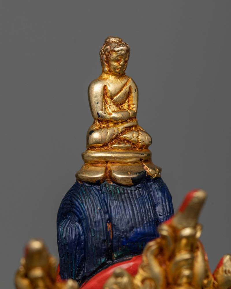 Chenrezig Bodhisattva Statue | 24K Gold Gilded Compassion in Art