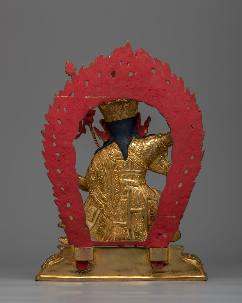 Standing Padmasambhava Statue | 24K Gold Gilded Embodiment of Vajrayana Essence