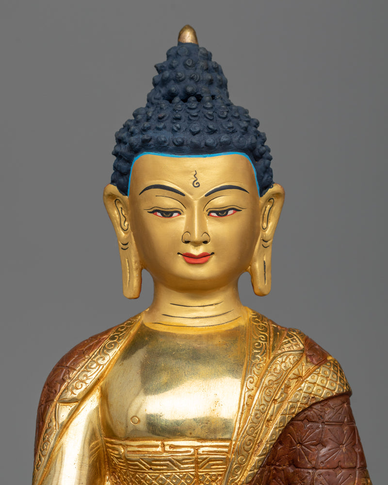 buddha-shakyamuni-gilt statue