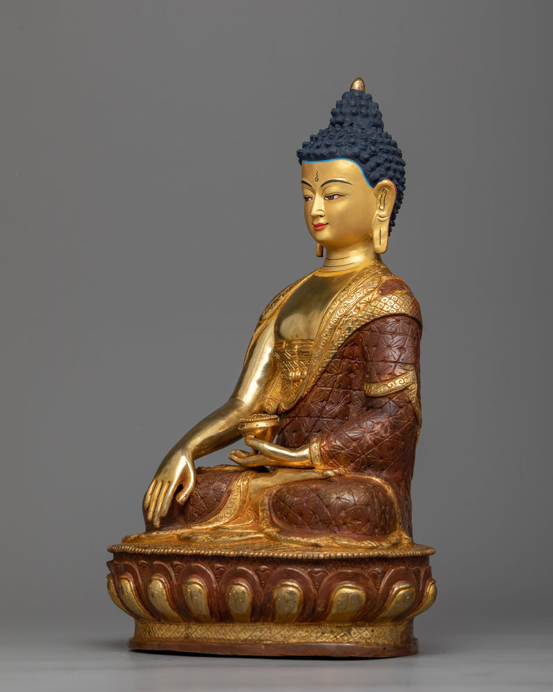 buddha-shakyamuni-gilt statue