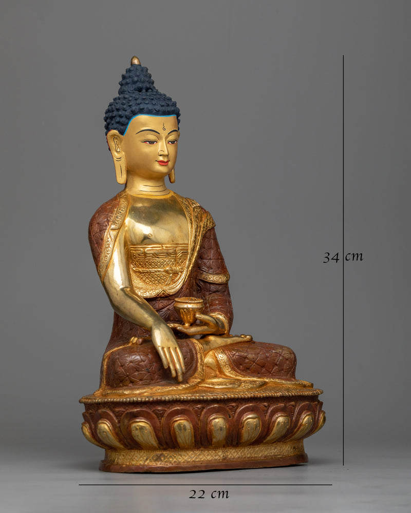 buddha-shakyamuni-gilt statue