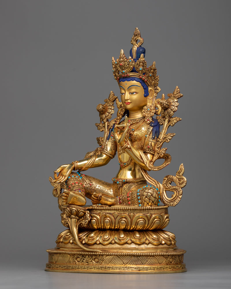 Buddhism green-tara Sculpture