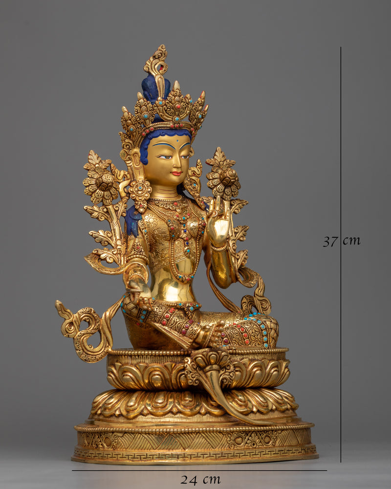 Buddhism green-tara Sculpture