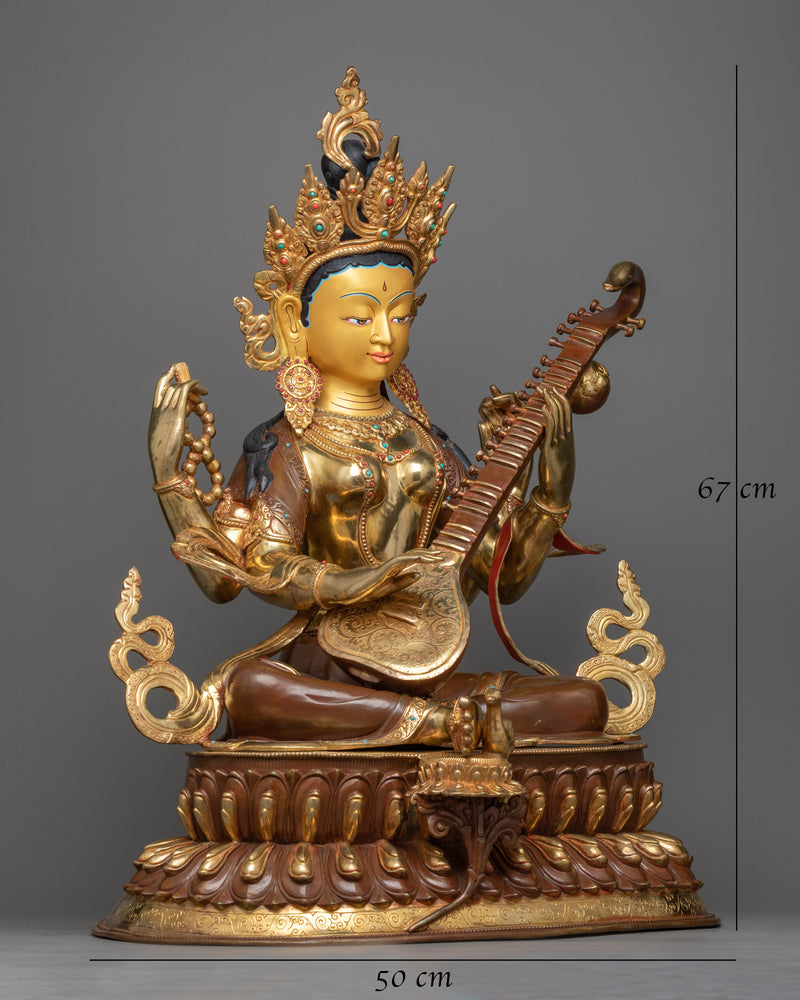 saraswati-Sculpture