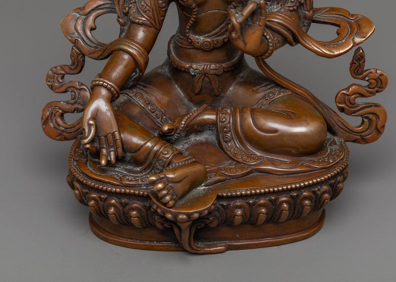 Ma Green Tara Bodhisattva Statue | Beacon of Compassionate Action